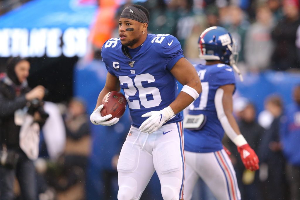 Giants' Saquon Barkley comments on quarantine, future contract, fan-less  NFL games