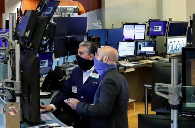 New York Stock Exchange opens during COVID-19