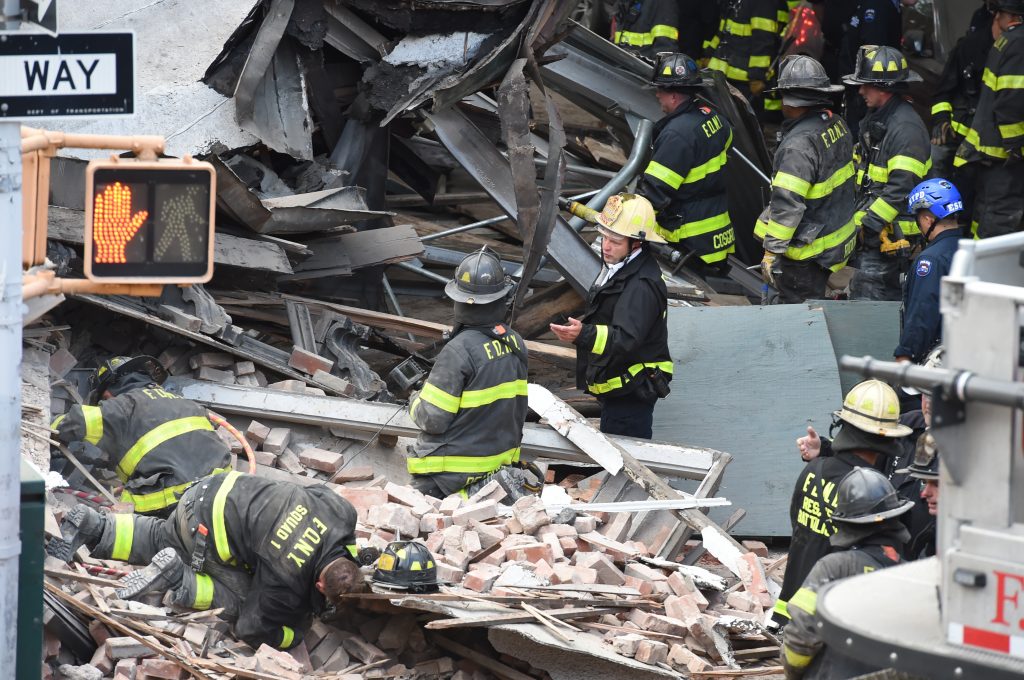 Brooklyn gym building completely collapses after ground floor falls in ...