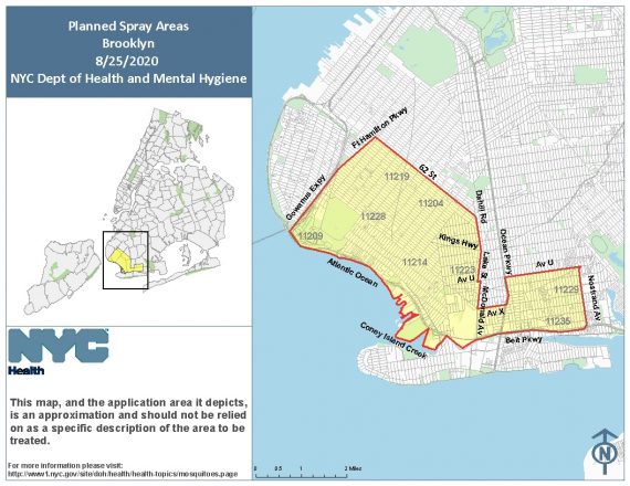 City Set To Spray Parts Of Brooklyn And Staten Island For Mosquitoes 