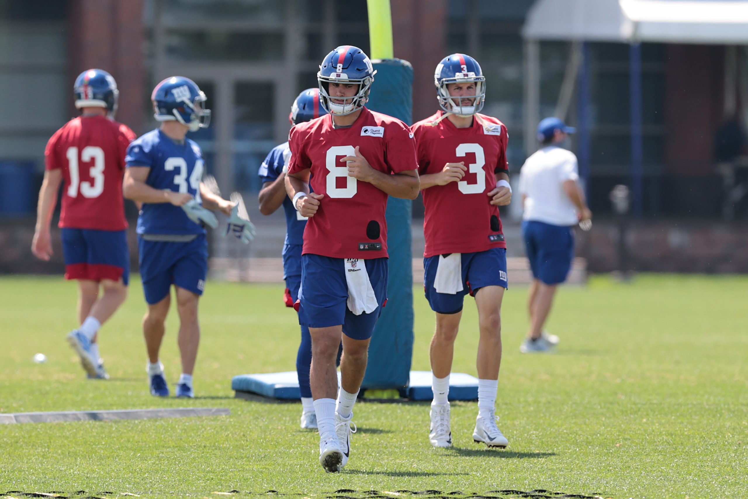 Joe Judge and Giants have fun as training camp winds down