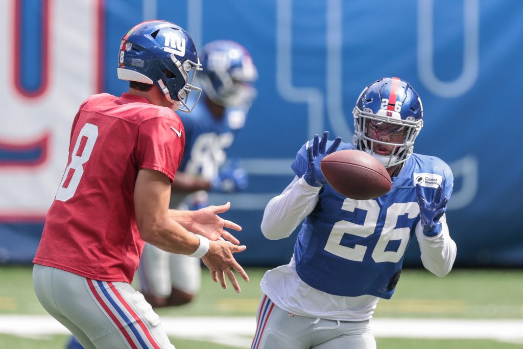 Saquon Barkley listed as RB1 on Giants' unofficial depth chart