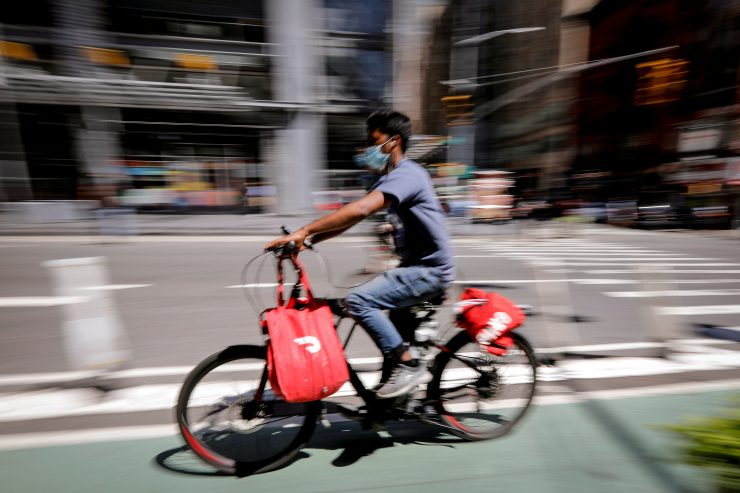 grubhub bicycle delivery