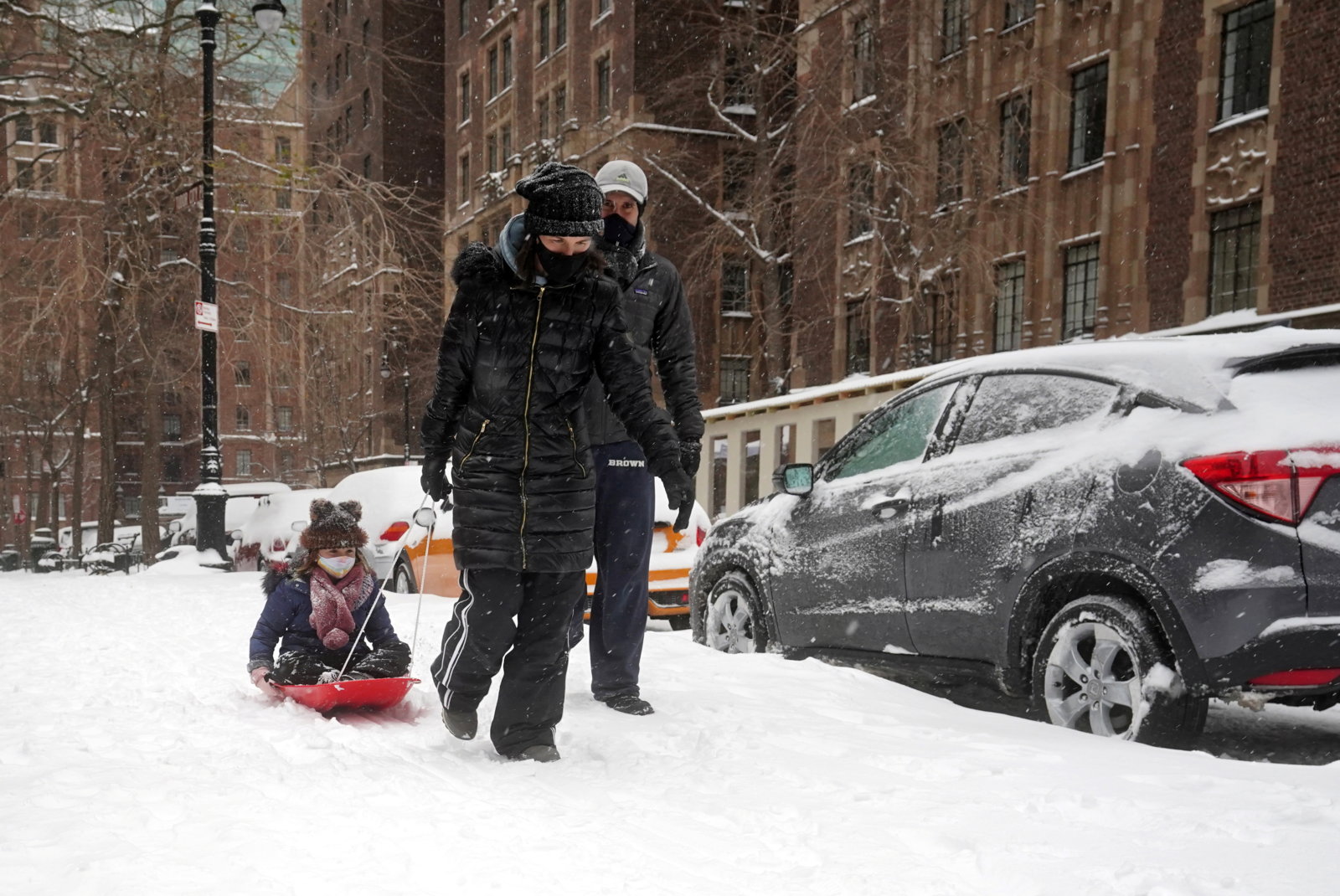 did it snow in new york last christmas