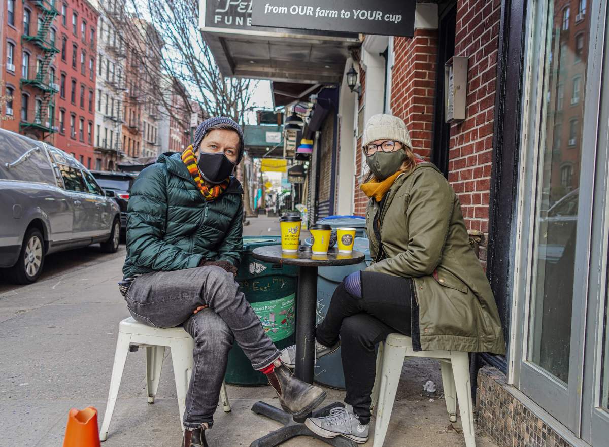 Lower East Side locals, Alan Castles and Fiona Siseman