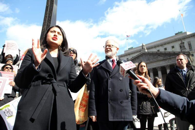 Jessica Ramos and Richard Gottfried (Credit: Danielle Blunt)