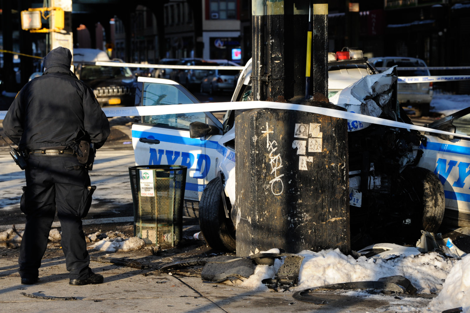 Two Officers Injured In Brooklyn After Cruiser Collides With Sedan ...