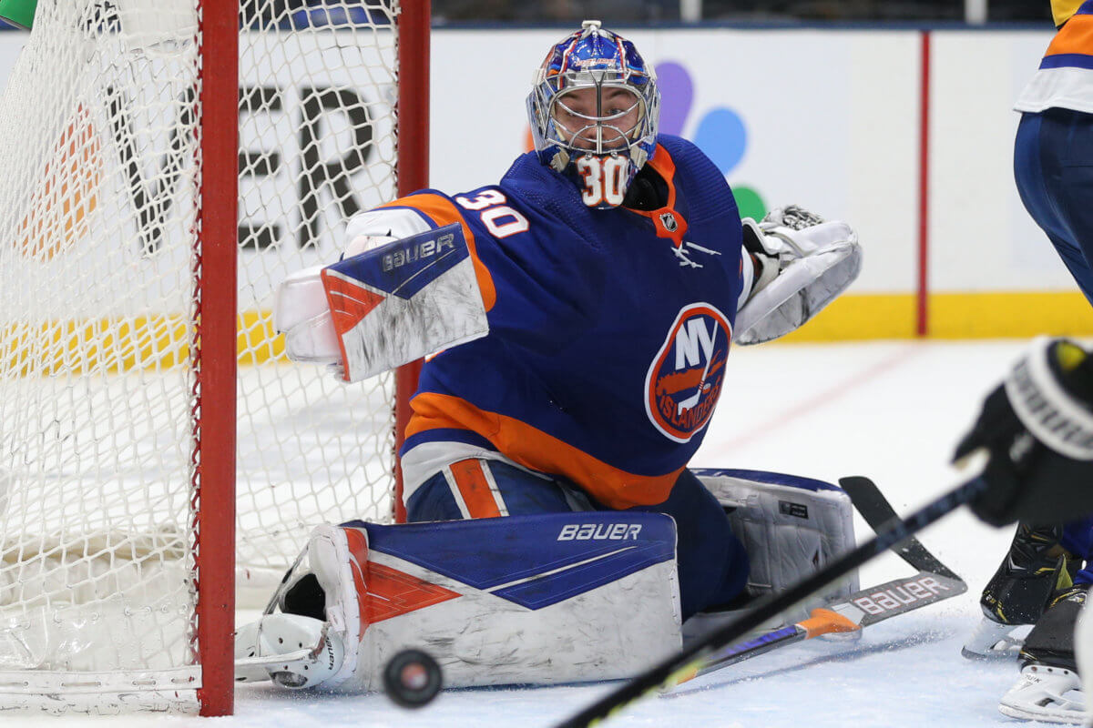 NY Islanders goaltender Ilya Sorokin continues to lead the NHL in
