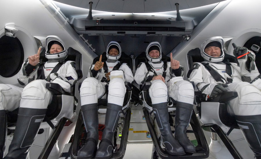 Four Astronauts Return From Space Station Aboard SpaceX Capsule | AmNewYork