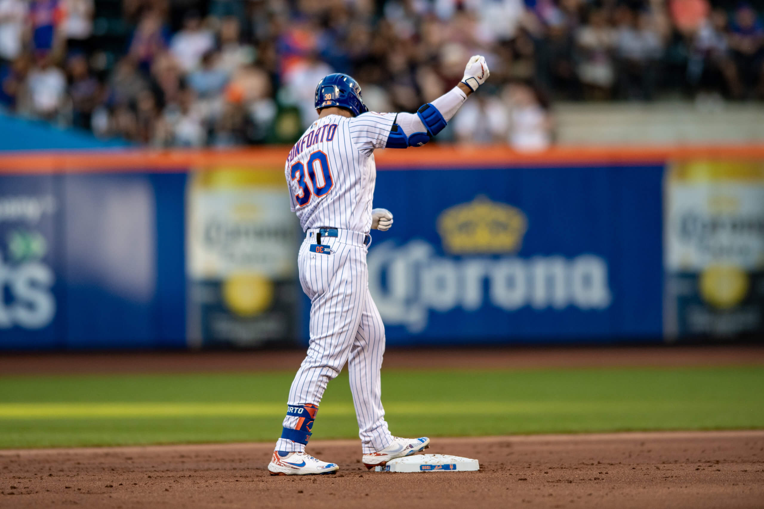 Michael Conforto makes return to Citi Field with the Giants
