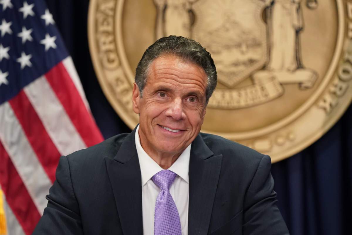 Then-Gov. Andrew Cuomo