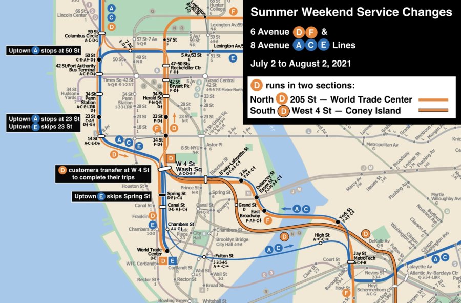 MTA Announces Summer Service Changes For Subway Track And Signal ...