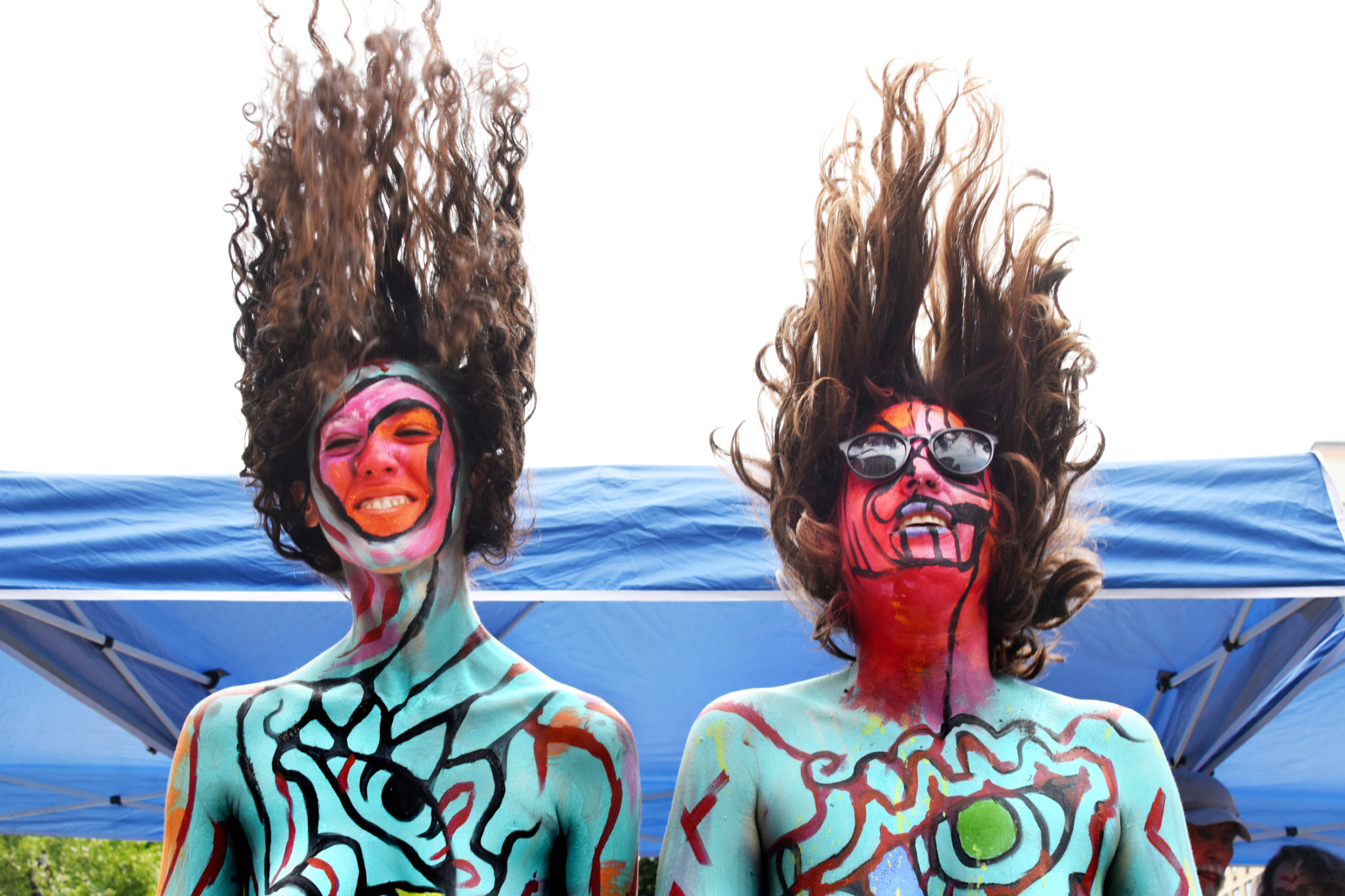 ‘Body Painting Day’ brings daring splashes of color to Union Square