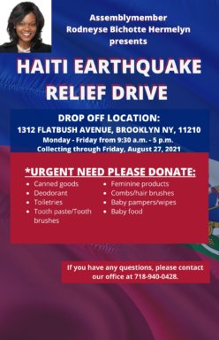 NYPD Accepting Donations For Haiti Earthquake Victims; Brooklyn Vigil ...