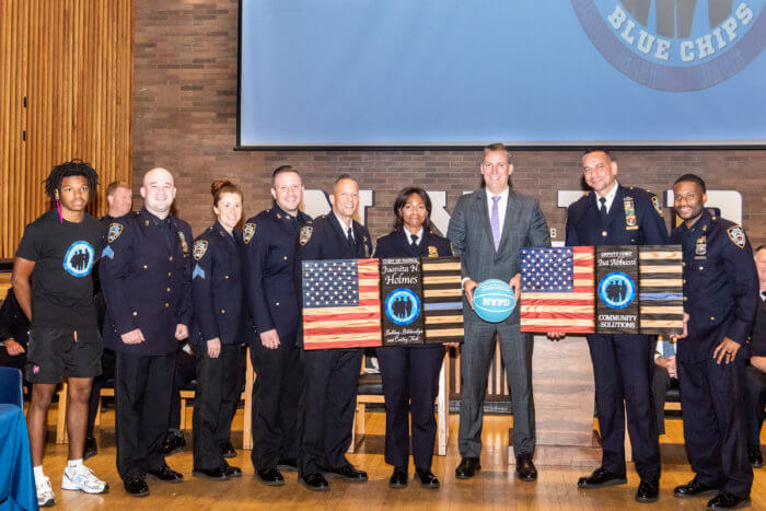 New York Yankees honor NYPD Blue Chips program for HOPE week