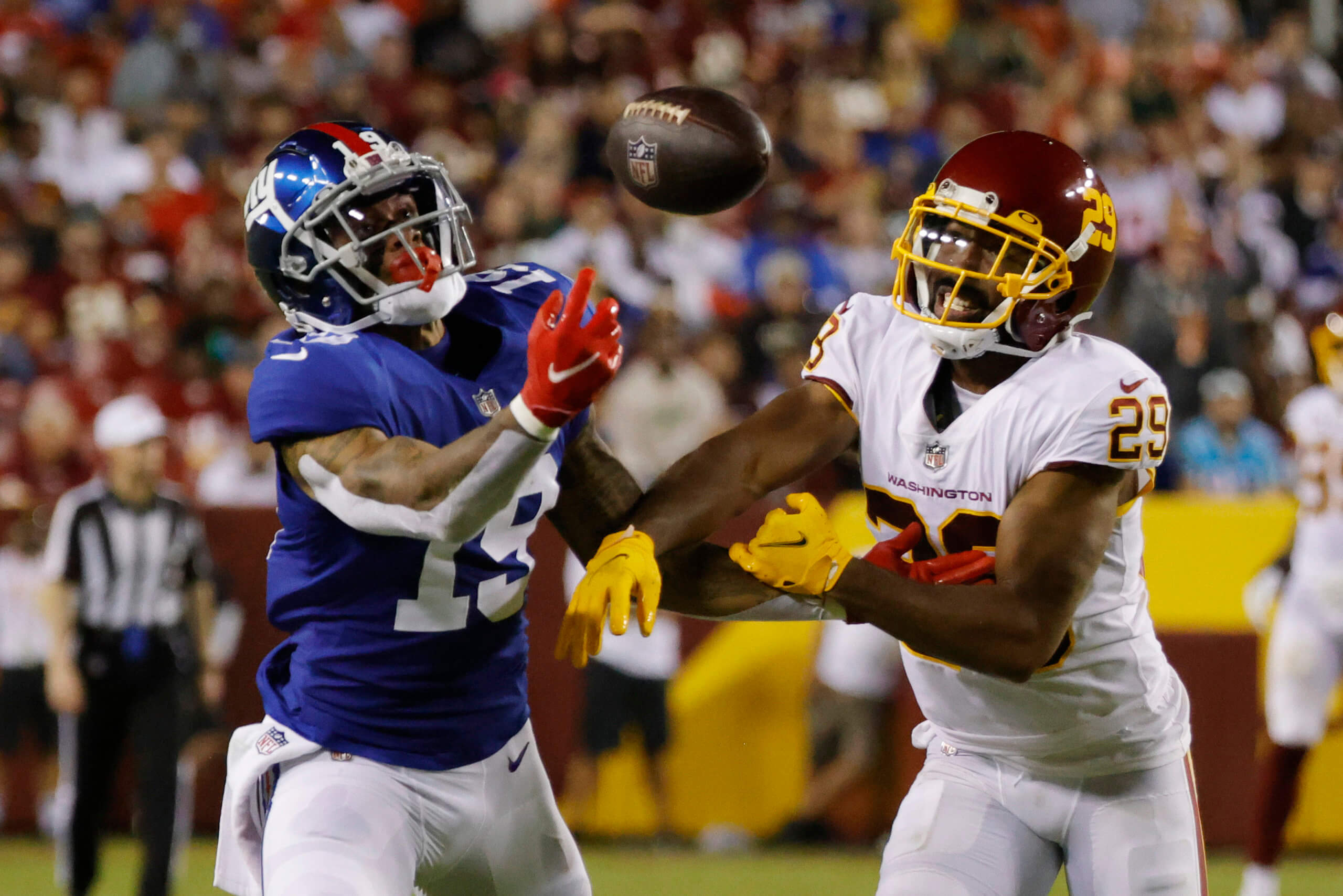 Kenny Golladay clarifies frustration on Giants sideline during