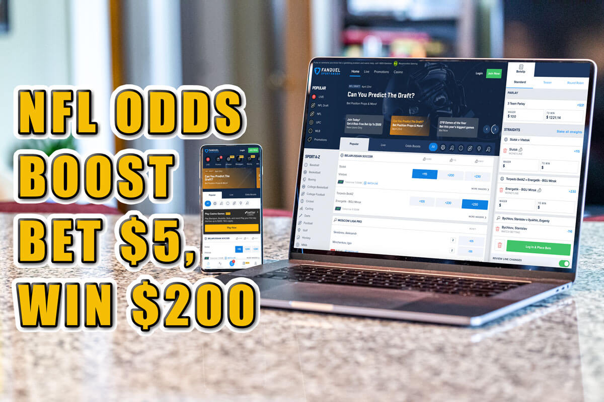 Get 40-1 odds on any NFL Week 1 game with FanDuel Sportsbook