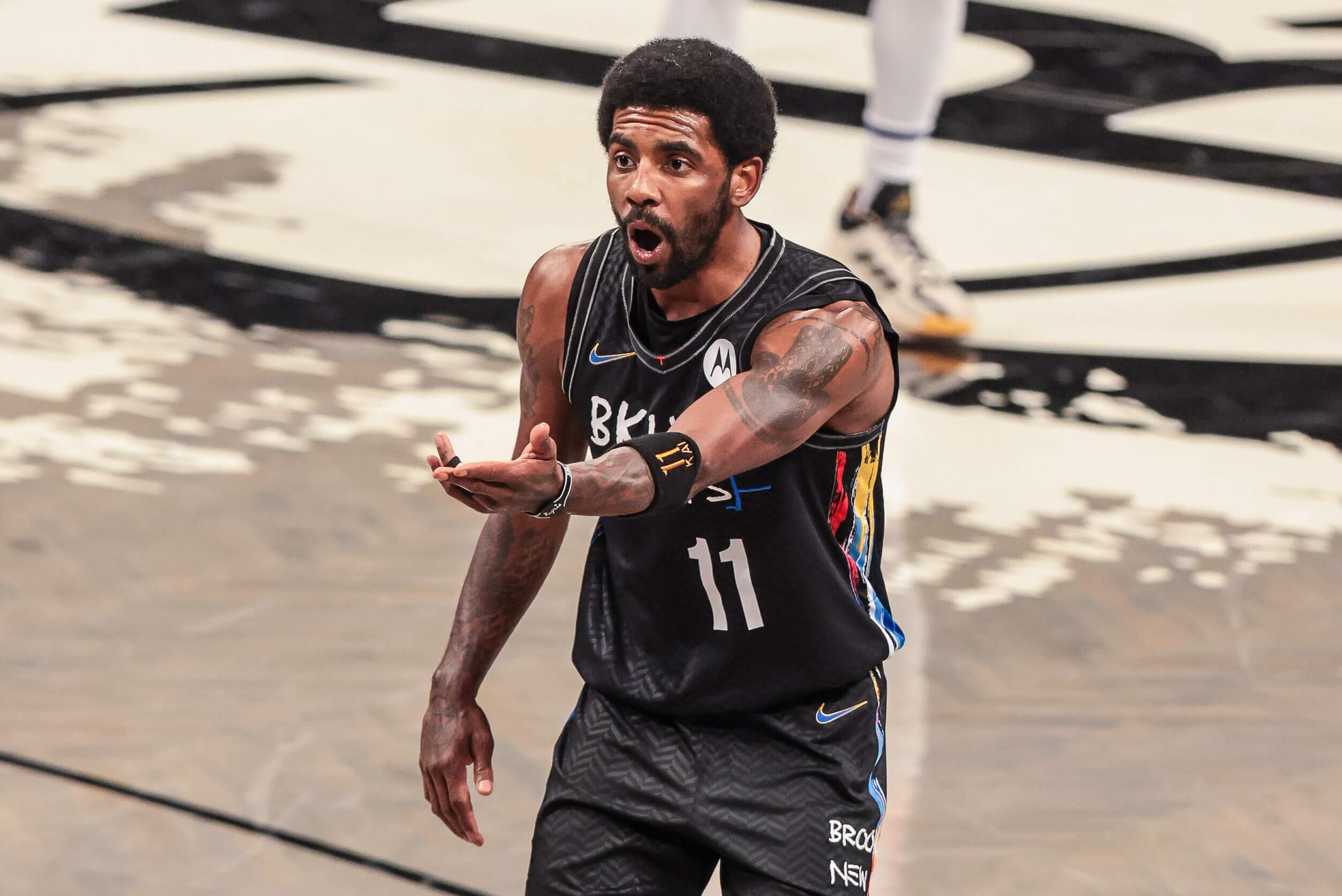 Kyrie Irving attends Nets' outdoor practice, but long-term availability  remains unclear - Newsday