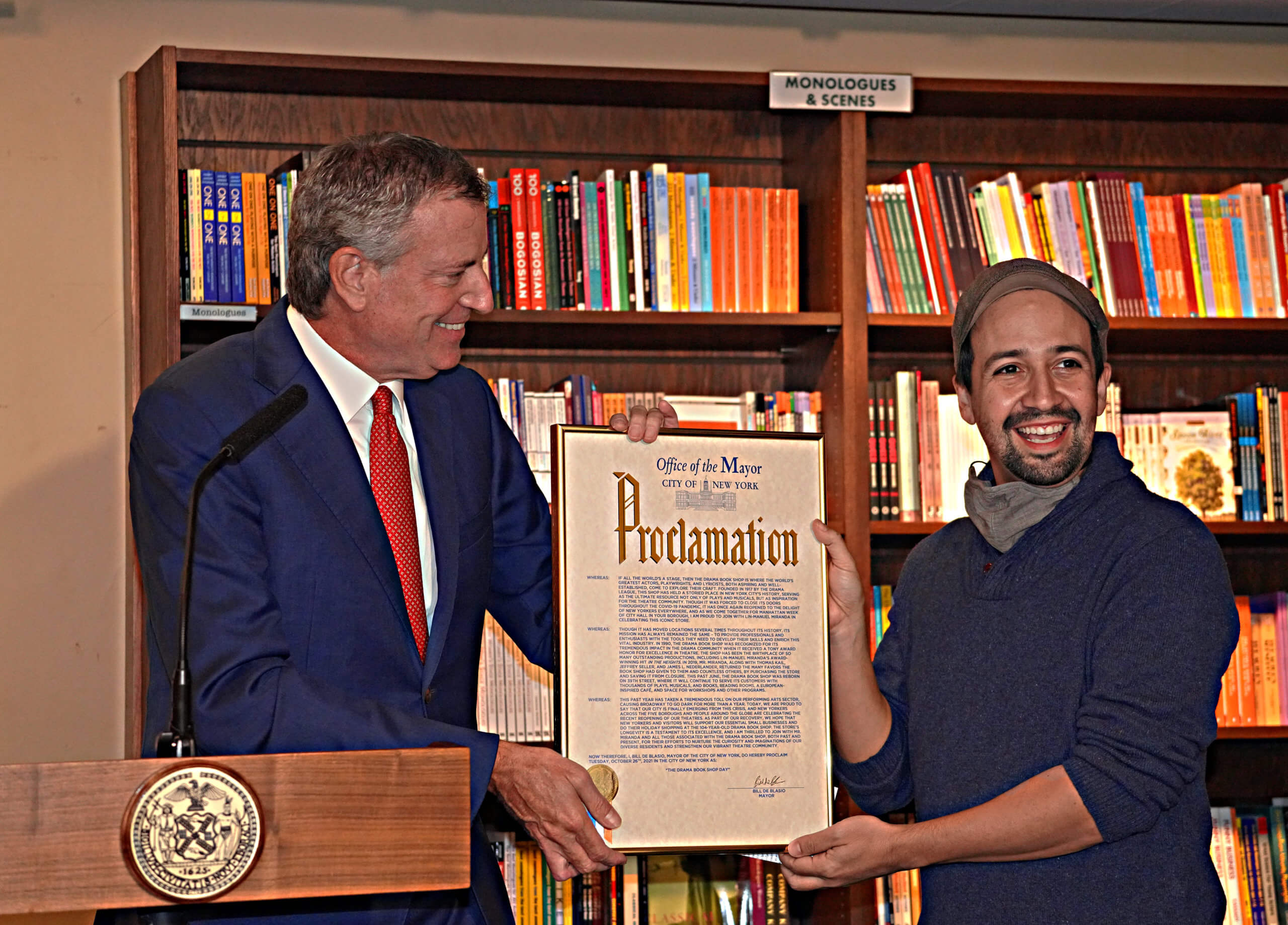 Lin manuel miranda top drama bookshop