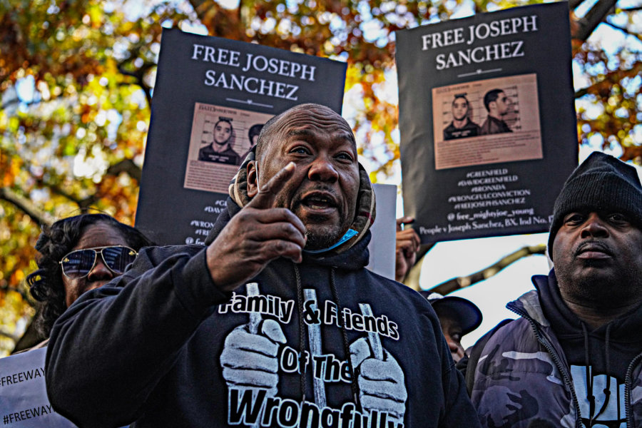 City Hall Protesters Urge NYC Prosecutors To Do More To Review Possible ...