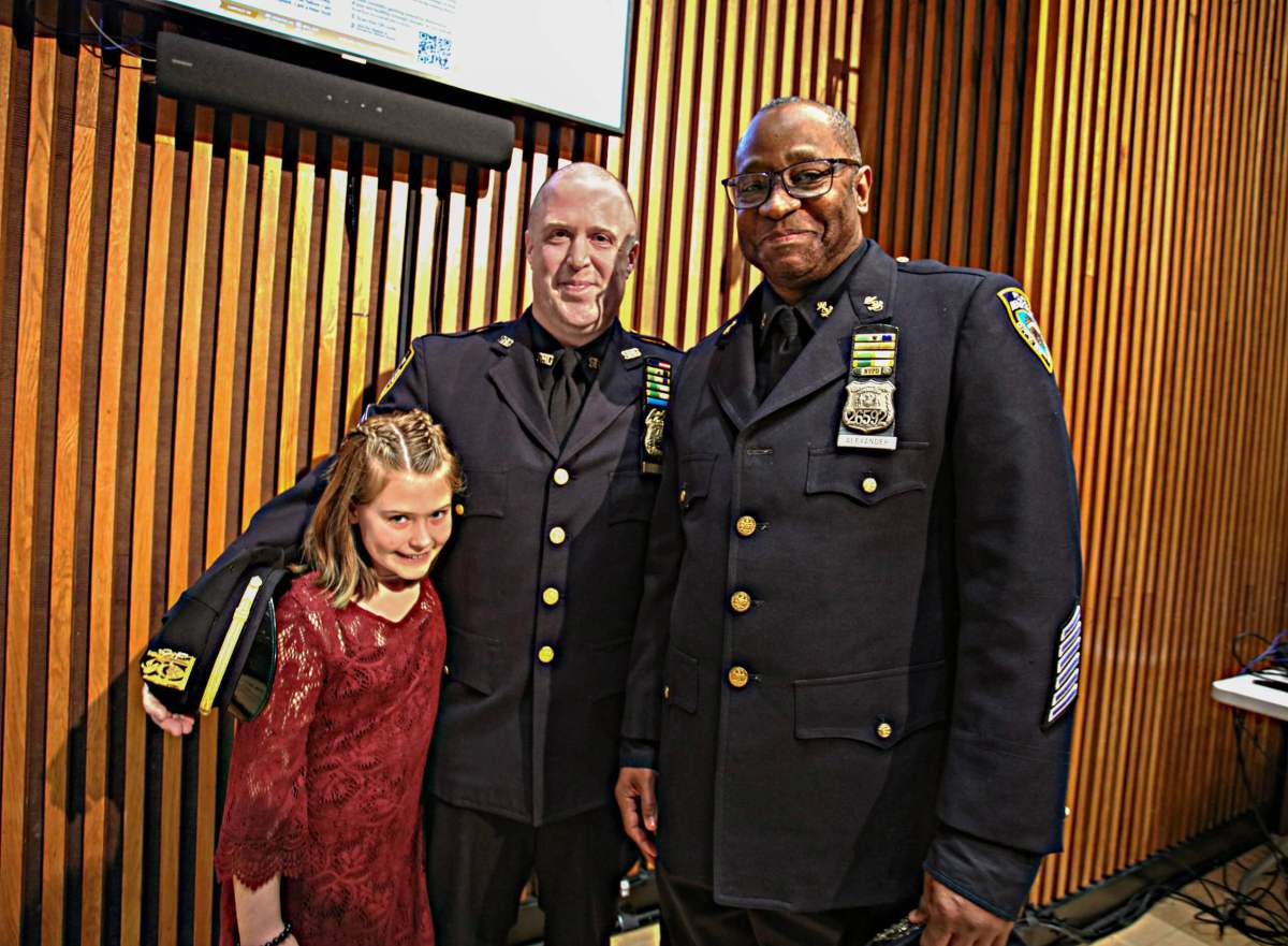 The two members of the NYPD say they have made friends for life