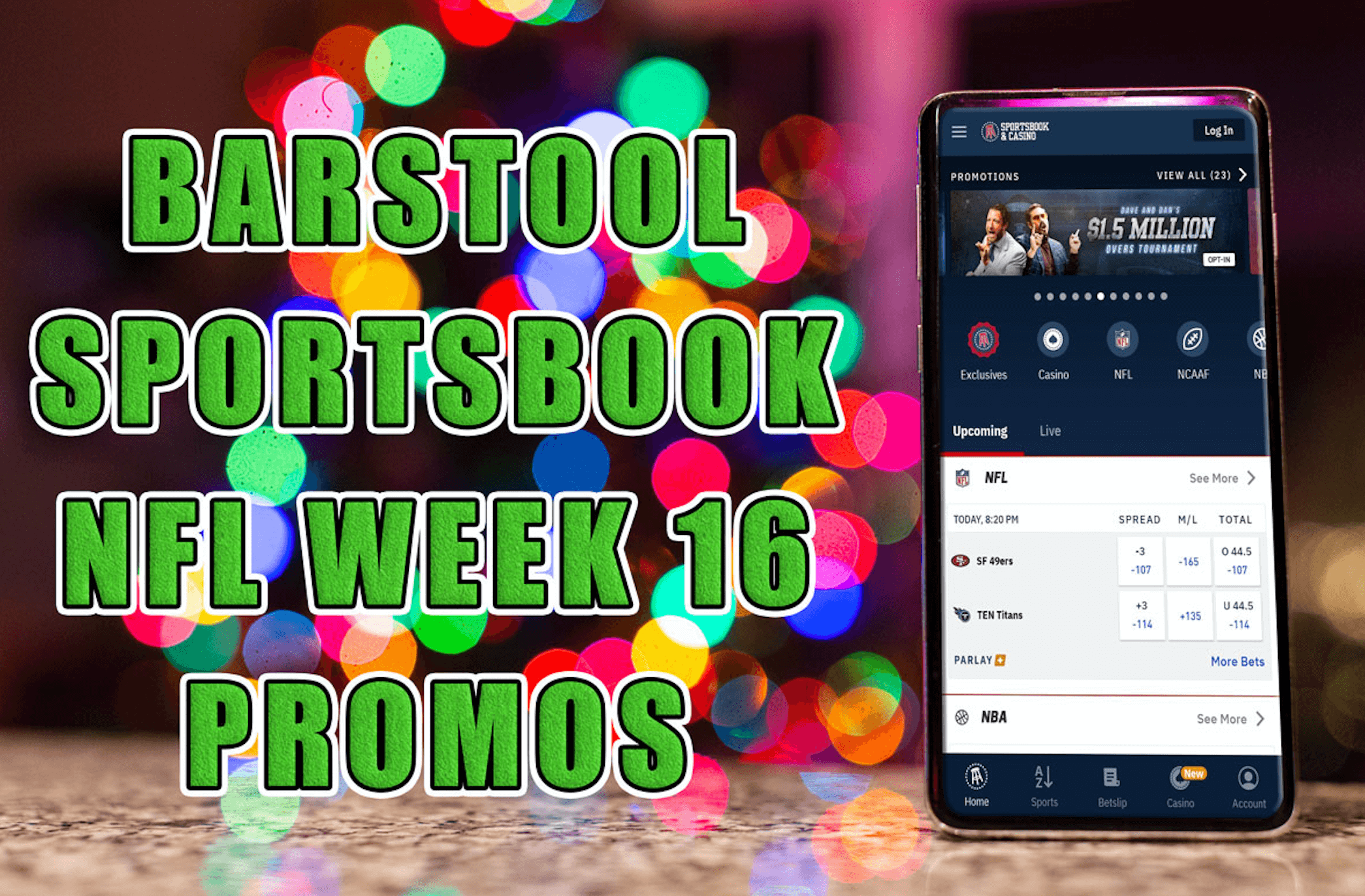 The Top Barstool Sportsbook Bonus for NFL Week 12