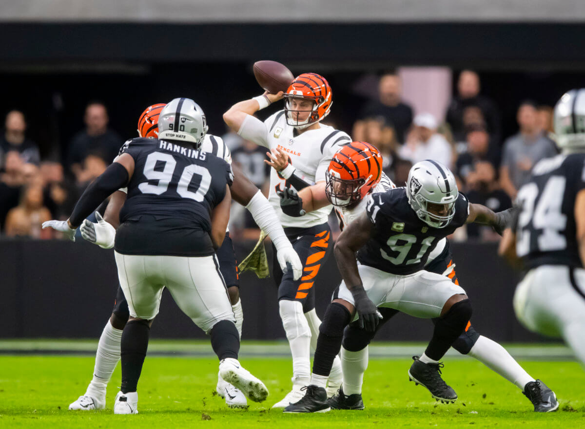 Bengals vs. Raiders Odds, Predictions: Joe Burrow and Co. Are Favorites In  Wild Card Round of 2022 NFL Playoffs