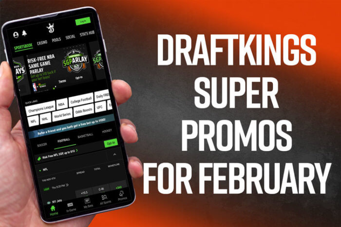 DraftKings Super Bowl Promo - $280 in Free Bets