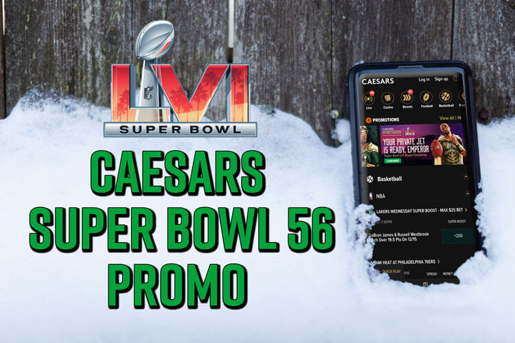 Caesars promo code for Super Bowl Sunday 100 deposit match amNewYork