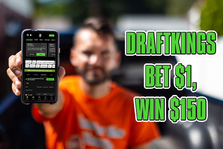 DraftKings sign-up promo for NBA, NHL & MLB action gets you $150