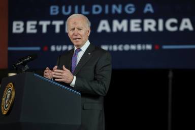 U.S. President Biden travels to Wisconsin