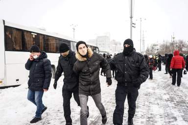 Anti-war protest, following Russia’s invasion of Ukraine,