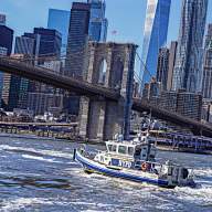 NYPD Harbor Unit on the East River.