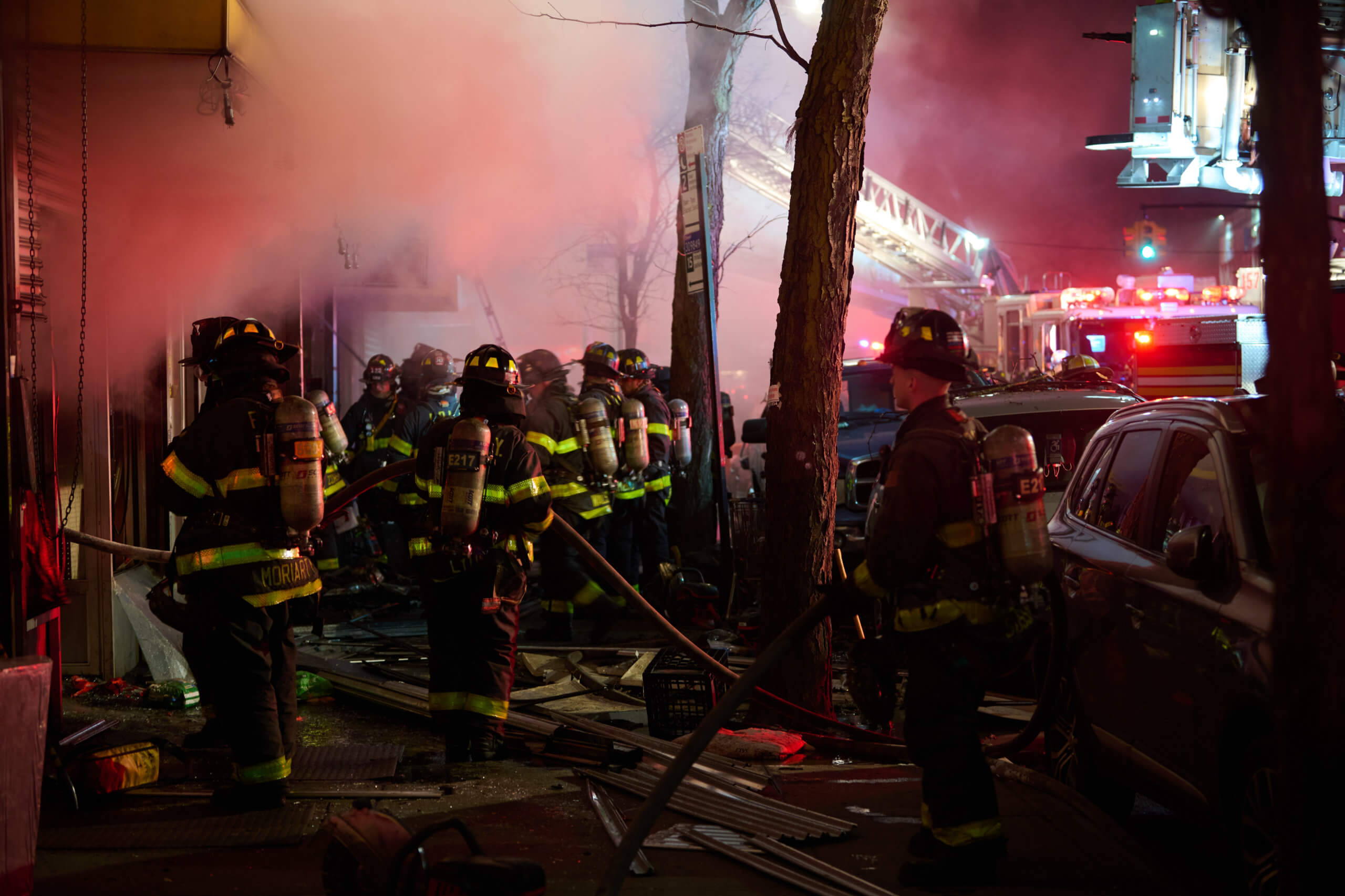 Firefighters battle blaze at Tiffany's flagship NYC store