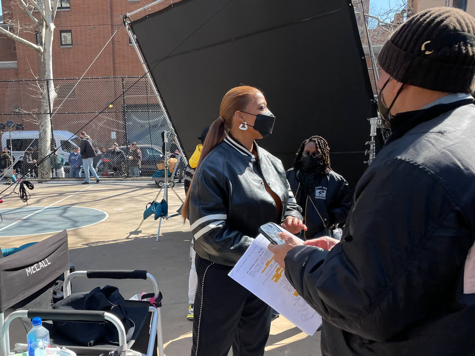 Queen Latifah Filming ‘The Equalizer’ In SoHo