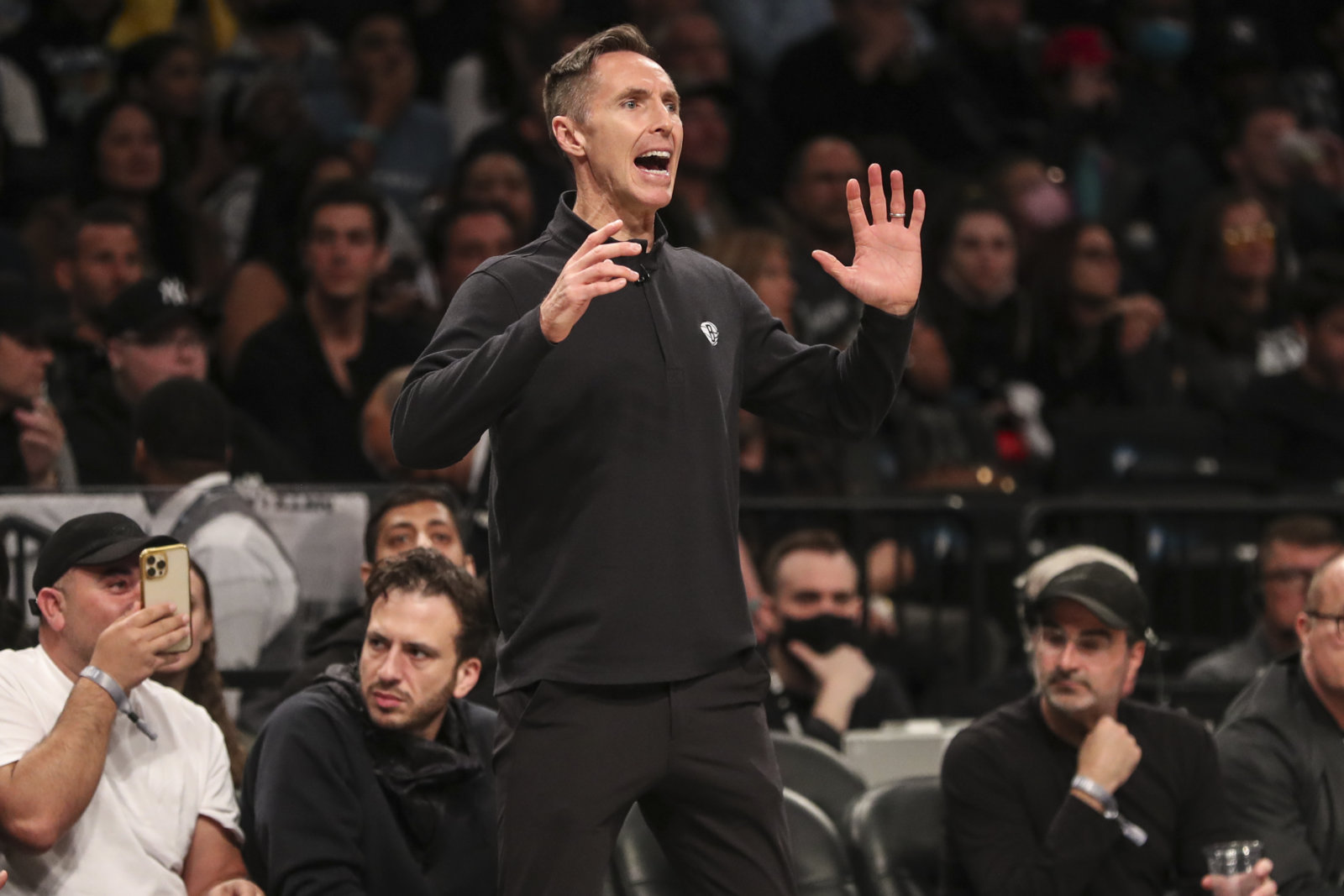 Steve Nash S Job Appears Safe Even With Nets On Verge Of First Round   2022 04 24T024152Z 1517006773 MT1USATODAY18141562 RTRMADP 3 NBA BOSTON CELTICS AT BROOKLYN NETS 1600x1067 