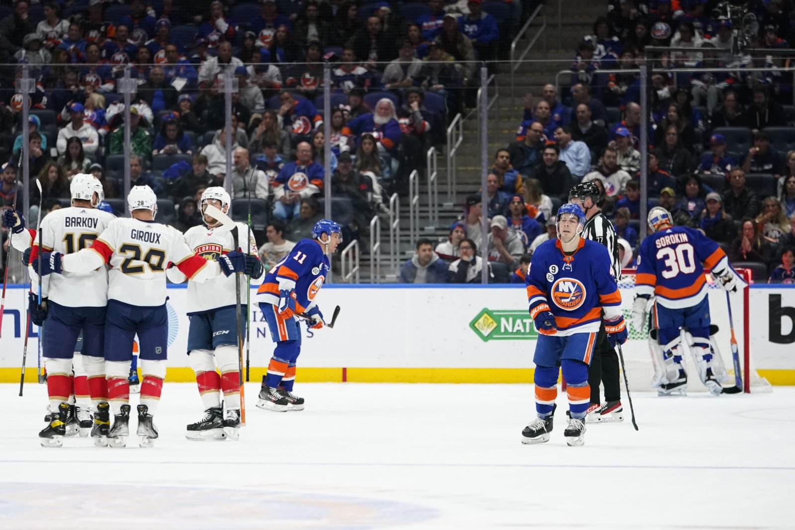 Islanders Fall In OT To East-leading Florida Panthers As Team Honors ...