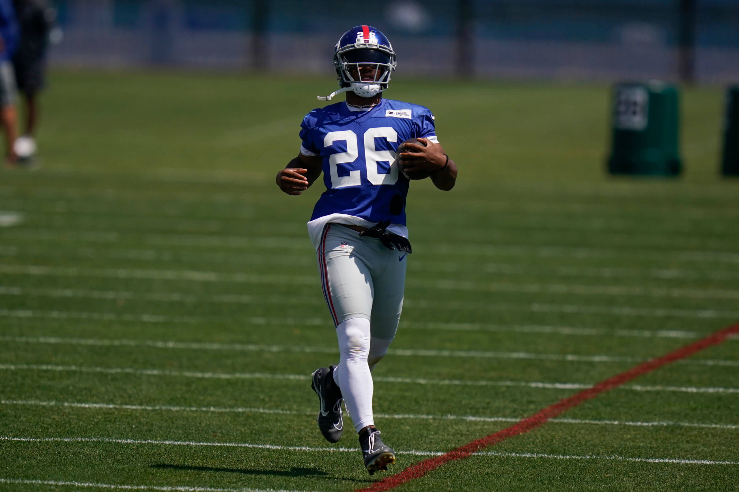 Alabama's Evan Neal breaks down debut New York Giants workouts