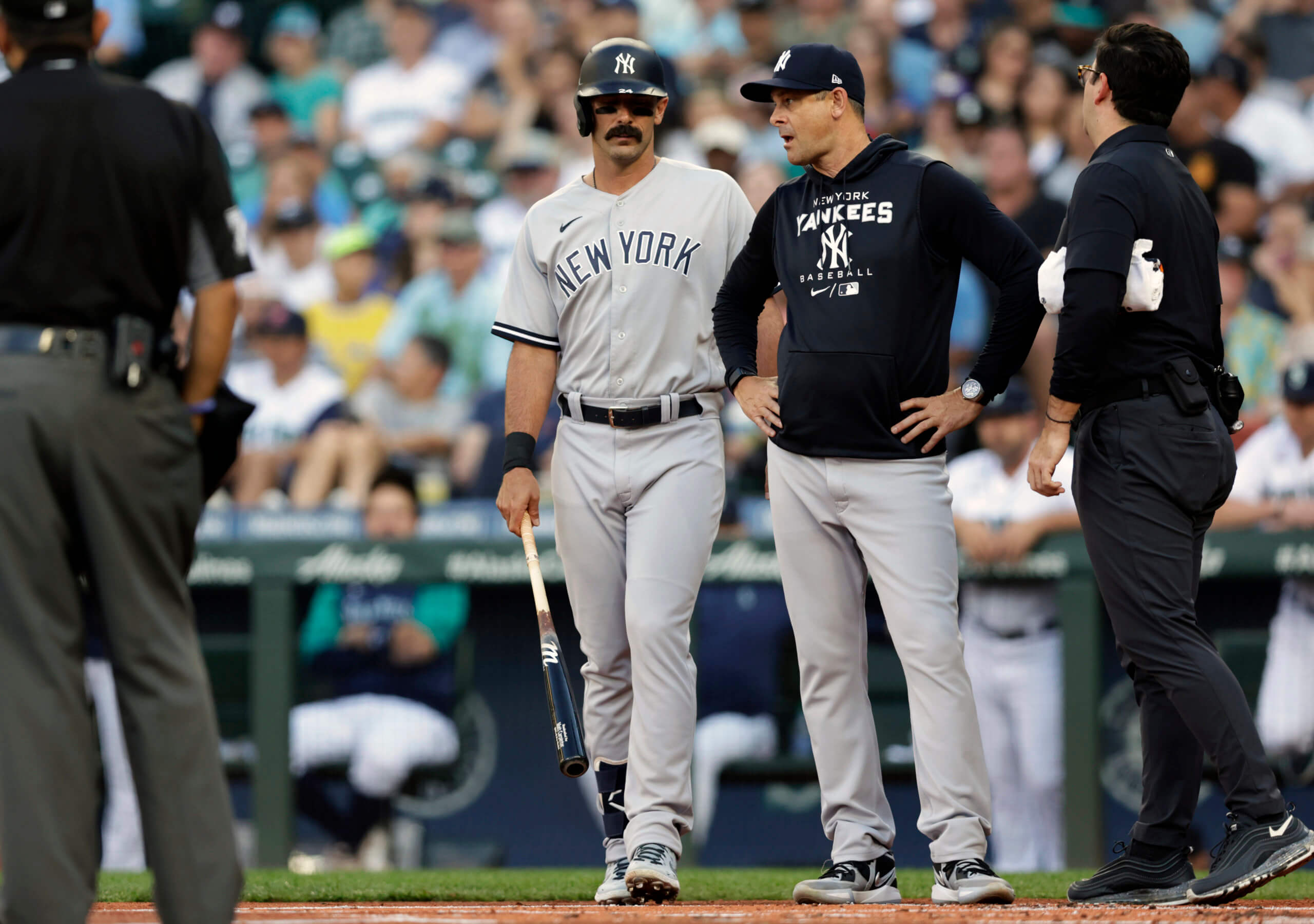 FOX Sports: MLB on X: Meet the newest Yankee: A beardless Matt Carpenter  🪒 (via @BallyRays)  / X