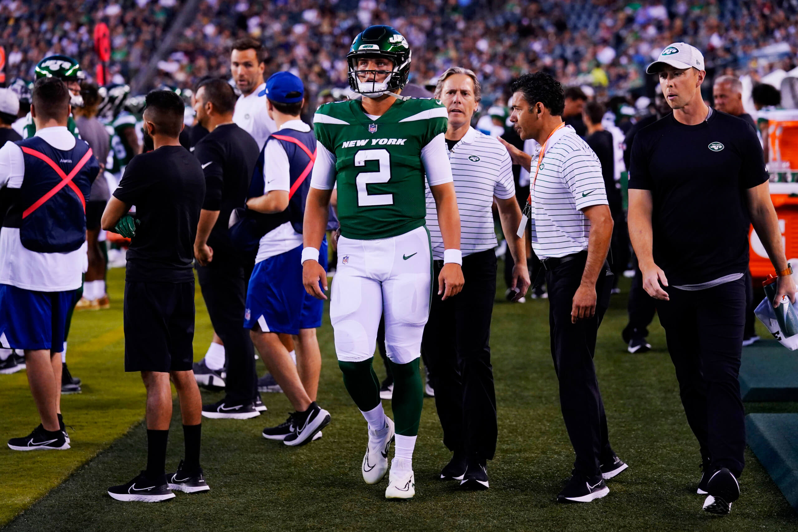 Zach Wilson injury: Jets head coach Robert Saleh says team has 'all the  faith in the world' in Joe Flacco 