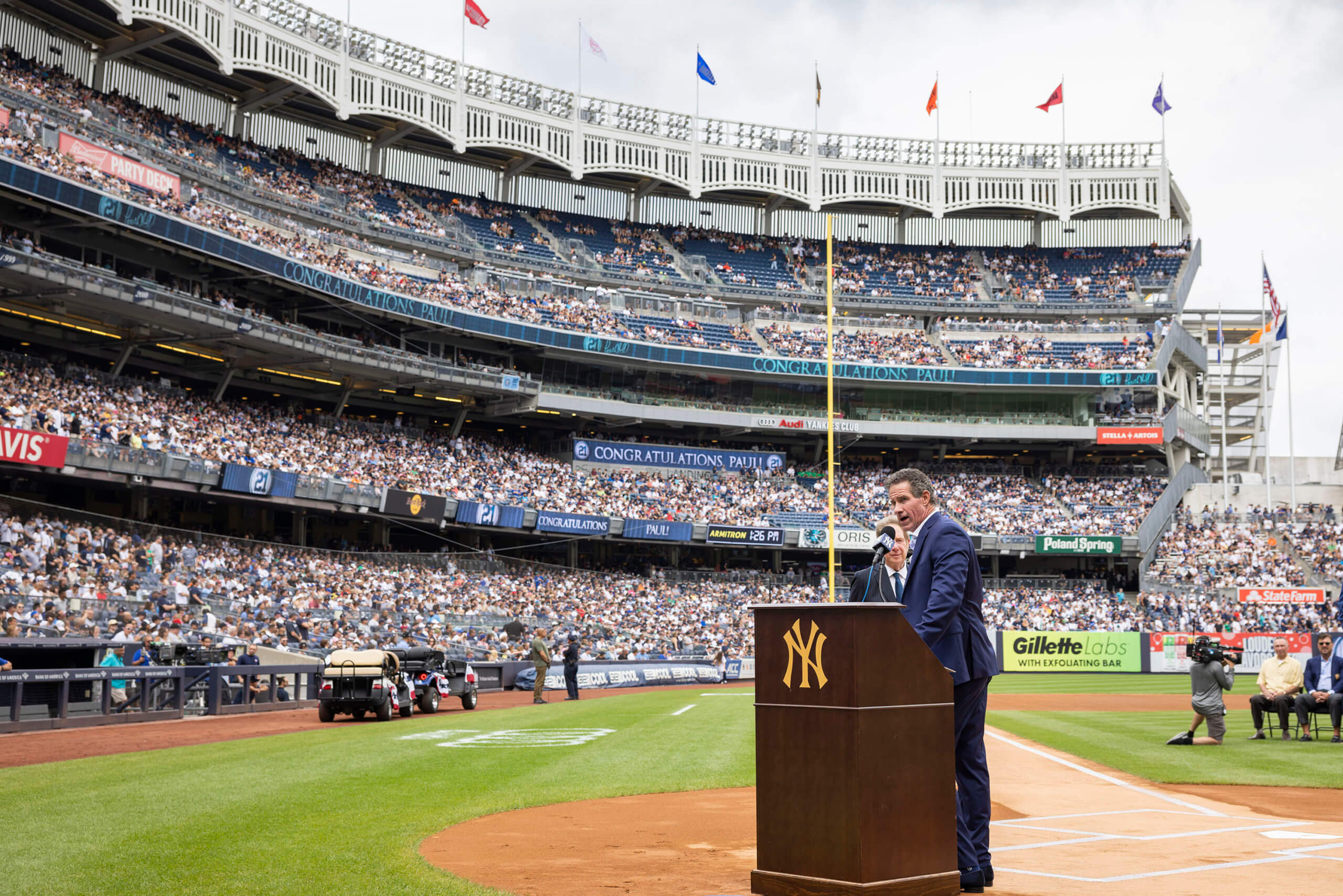 Yankee Stadium: Monument Park - Retired Numbers - Don Matt…