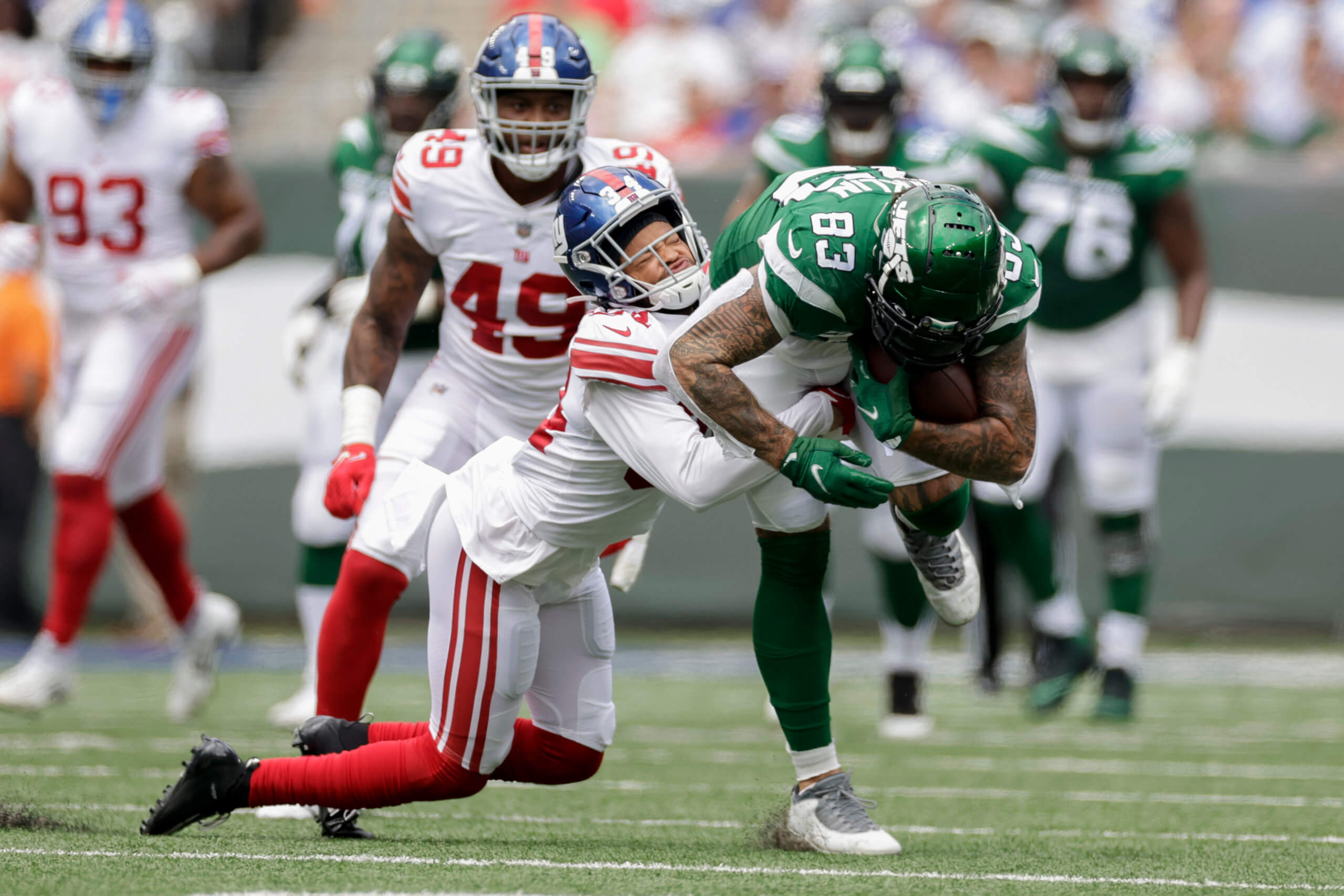 Last minute drive leads Jets to 31-27 win over Giants in preseason finale