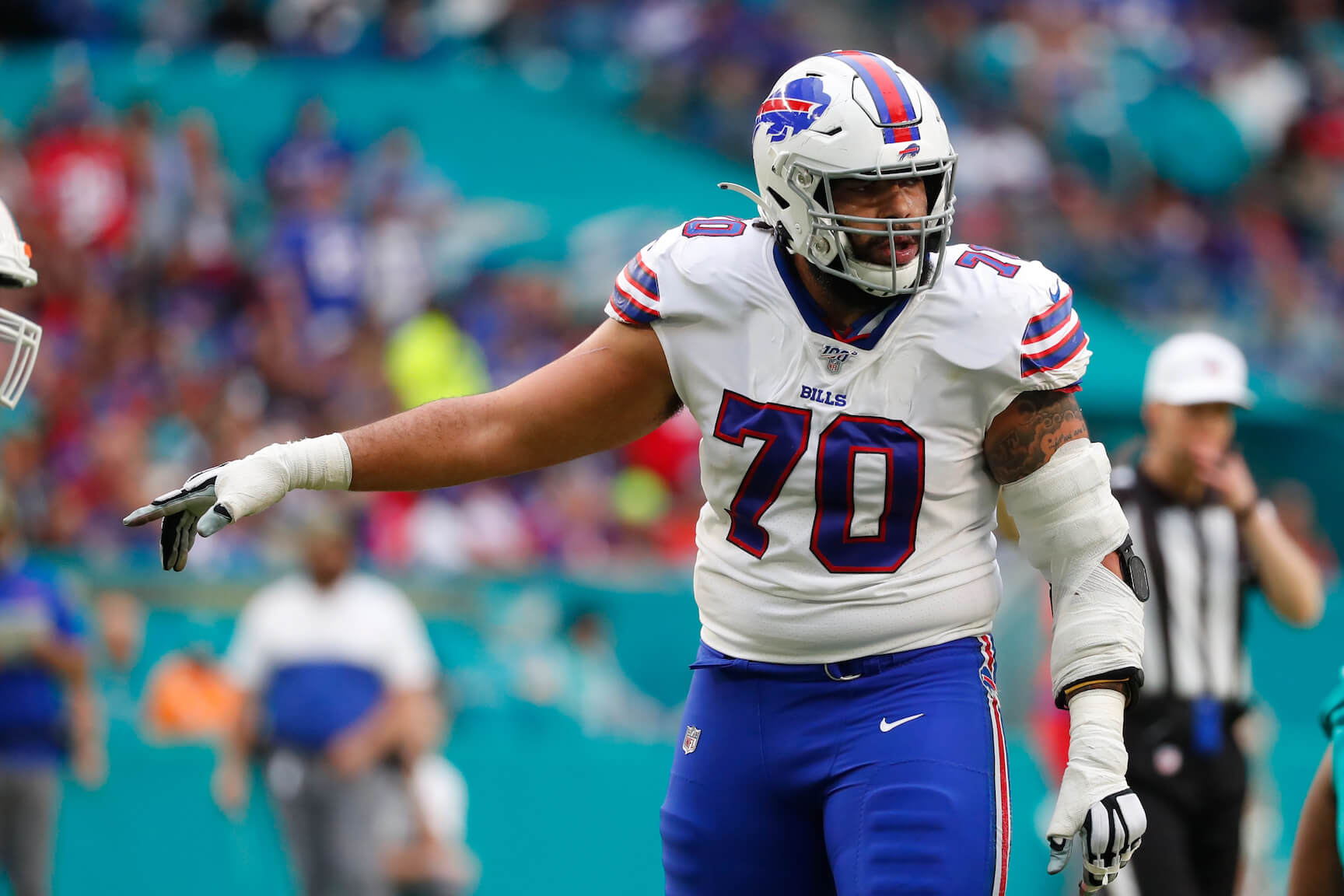 Buffalo Bills' O-Lineman Cody Ford traded to the Arizona Cardinals