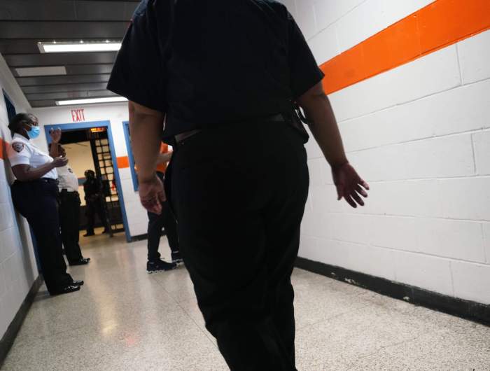 A corrections officer in a NYC jail