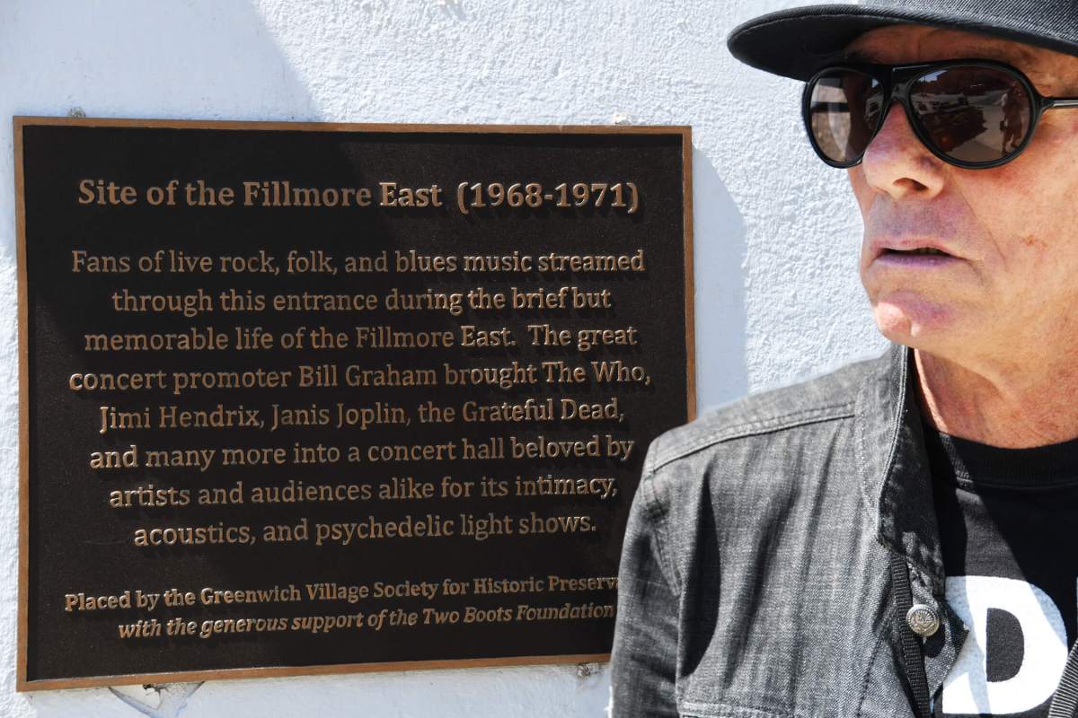 Pittman was there frequently, long before the Fillmore East became a bank