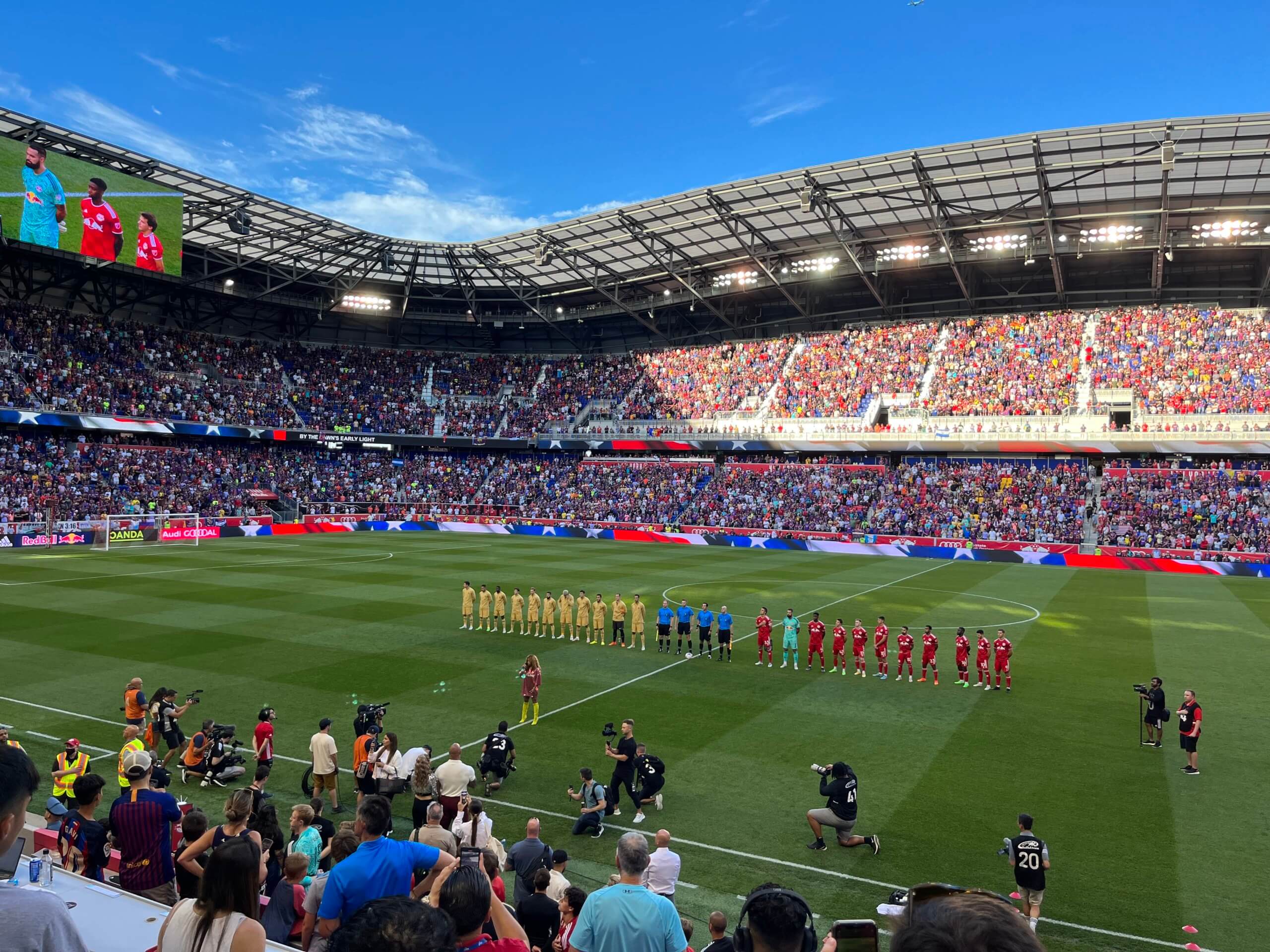 New York Red Bulls Barcelona Friendly Successful Showing Of Passion For Soccer In Tri State Amnewyork