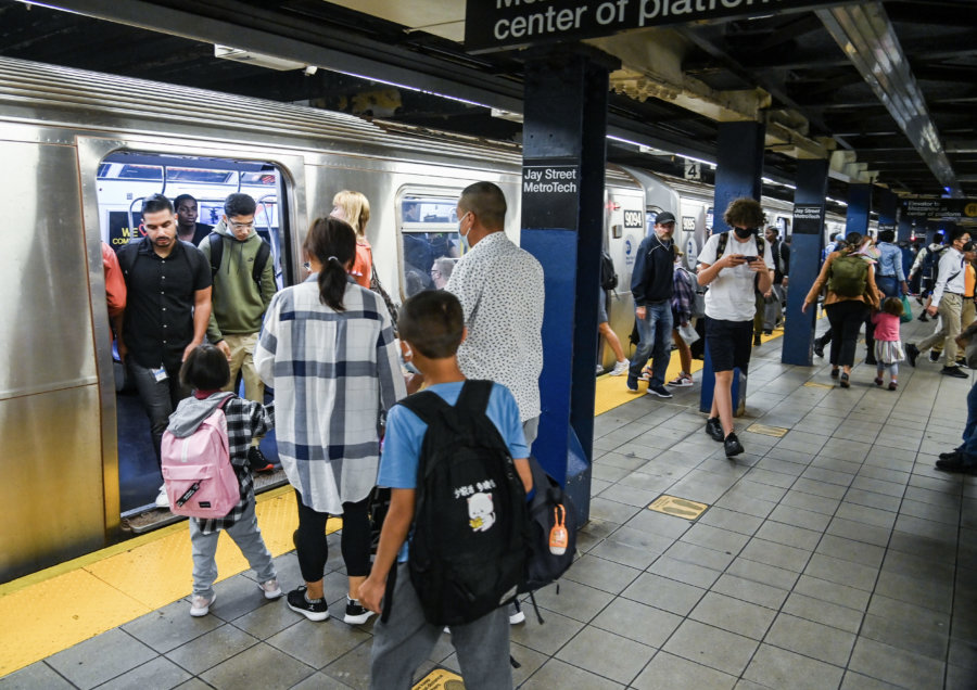 NYC subways see another pandemic-era ridership record fall, with nearly ...