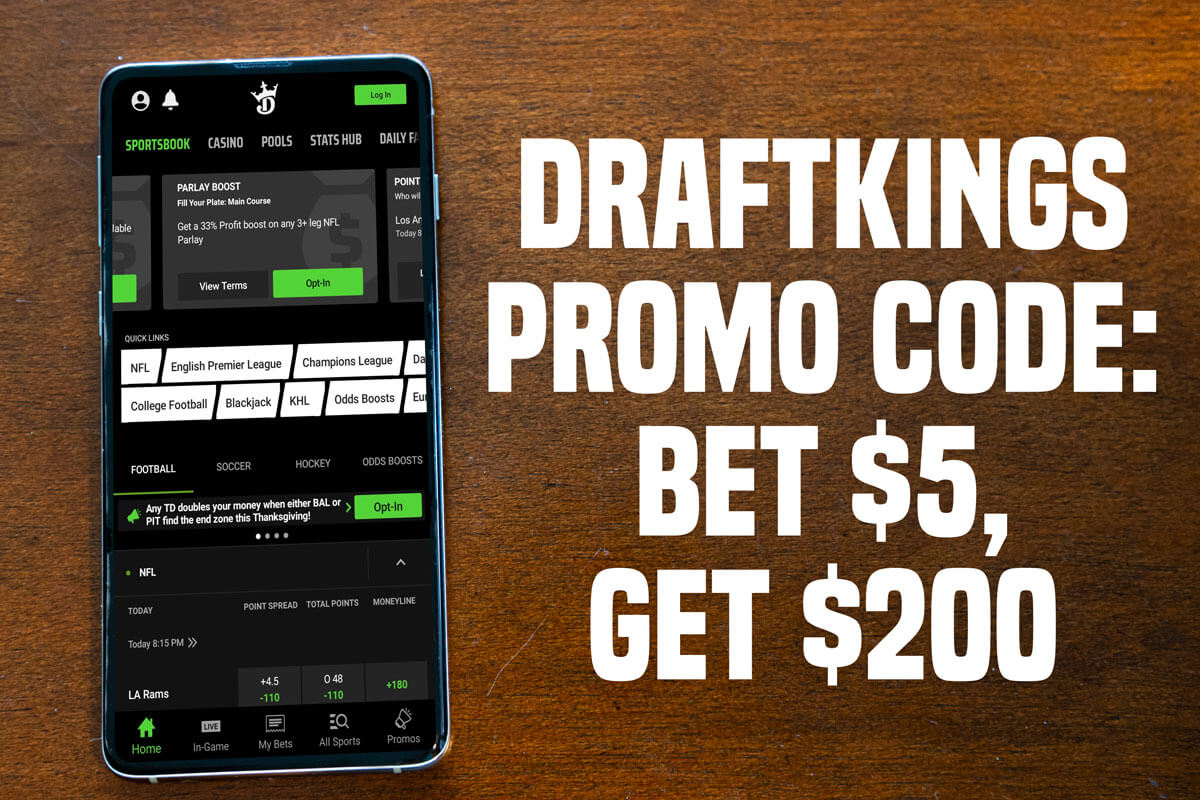 DraftKings promo code 200 instantly for TitansBills, VikingsEagles