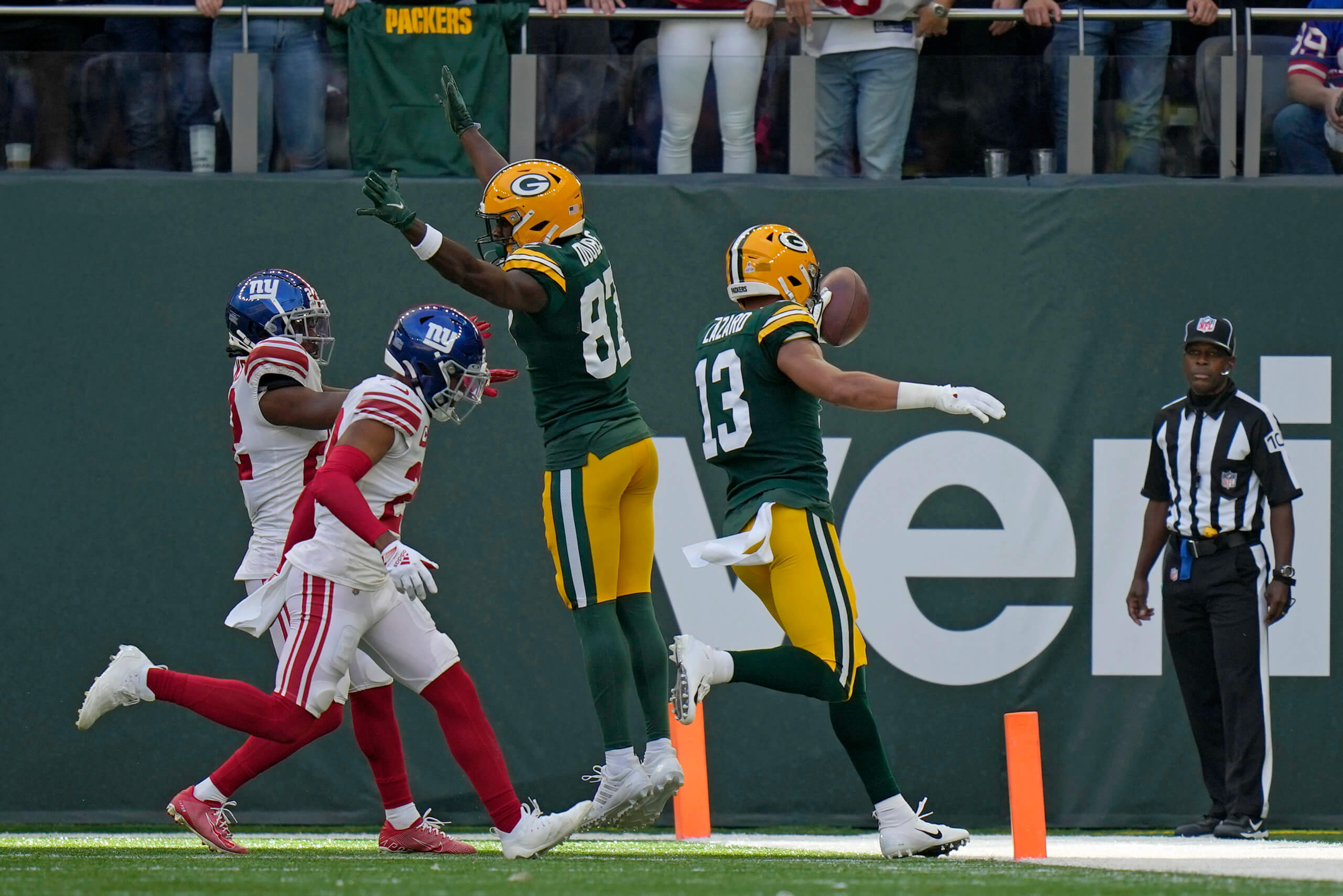 Packers Drop London Debut  Tottenham, New york jets, New york giants