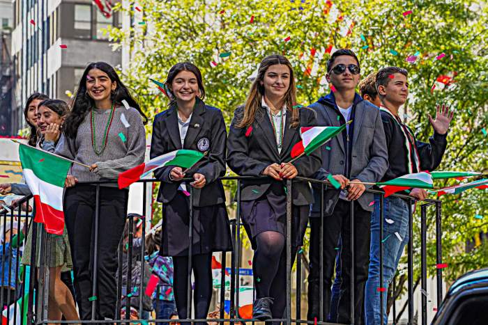 There were close to 35,000 participants at the 78th Annual Columbus Day Parade